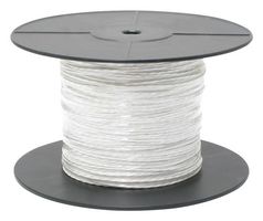 Mil Spec. White Jacket 24 AWG 3 Conductor Shielded Cable - per Foot
